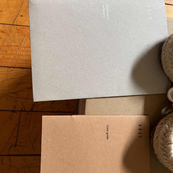 FEIT ESPADRILLE  HAND  SEWN  COURT SIZE 39 - Picture 10 of 10